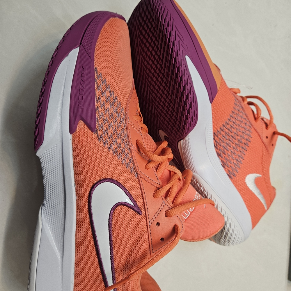 Nike Orange and Purple Athletic Shoes